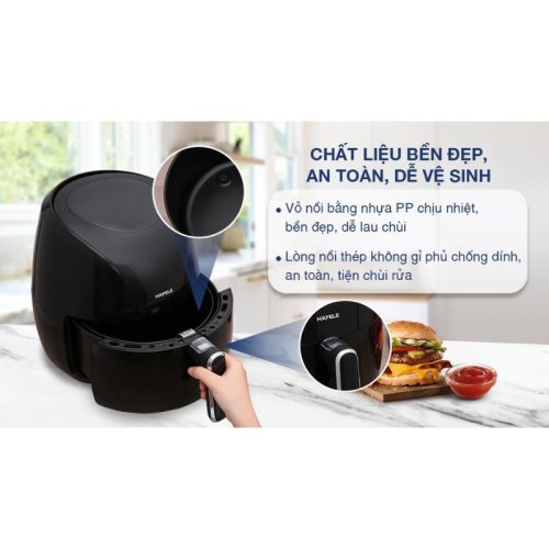 Hình ảnh nồi chiên không dầu 6.4L Hafele HS-AF601B 535.43.714