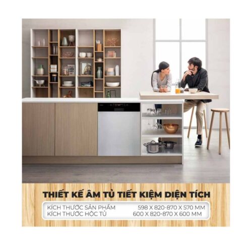 Hình ảnh lắp đặt Häfele HDW-HI60B 533.23.210