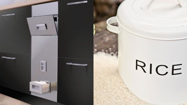 Hình ảnh thùng gạo Hafele Nguyên lý hoạt động thùng gạo Hafele