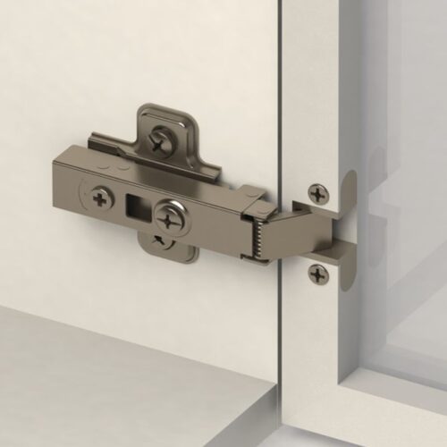 Bản lề trùm nửa tủ khung nhôm Hafele 311.68.511