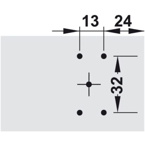 Kích thước bản lề Metalla A Hafele 311.98.560