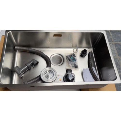 Chậu rửa bát khi chưa lắp đặt Hafele HS24-SSN1S-760 567.24.407