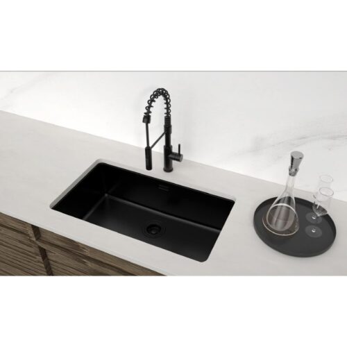 Ảnh chậu rửa bát inox 1 hố Hafele R25 HS25-SSN1S-760 567.24.482 Titan