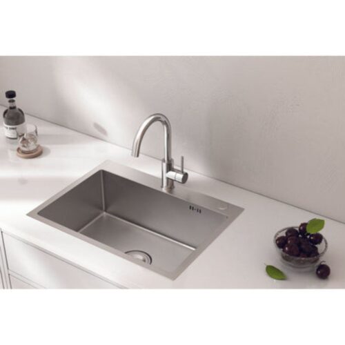 Vòi rửa bát nóng lạnh Hafele HT25-SH1F220 570.85.042 Chrome mờ