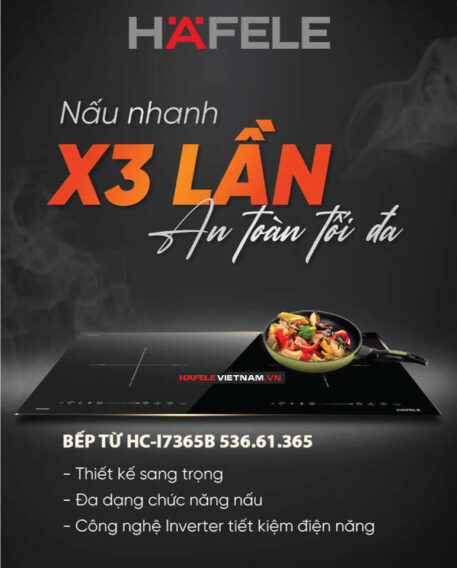 Bếp từ 536.61.365 mới nhất 2026 với nhiều tính năng hiện đại