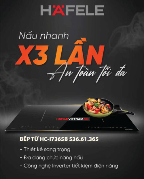 Bếp từ 536.61.365 mới nhất 2026 với nhiều tính năng hiện đại