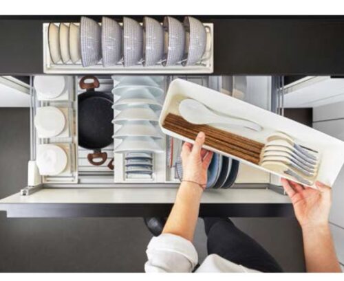 Ảnh bộ rổ xoong nồi Hafele Diningagent 900mm Kesseboehmer 545.14.919