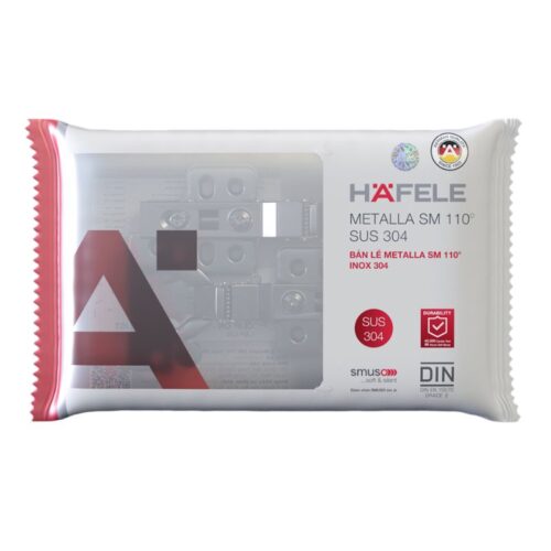 Bản lề trùm ngoài Metalla SM 110° Giảm Chấn Hafele 315.07.113