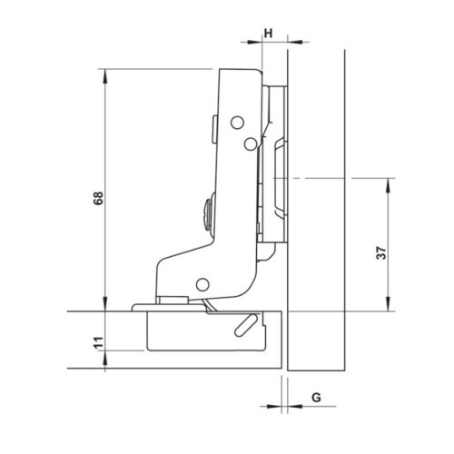 kich thuoc ban le lot long metalla sm 110 giam chan hafele 315 07 115