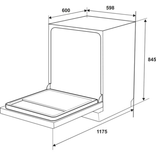 kkich thuoc may rua chen doc lap hafele hdw f601g 535 29 592