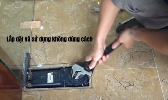 Lắp đặt và sử dụng không đúng cách