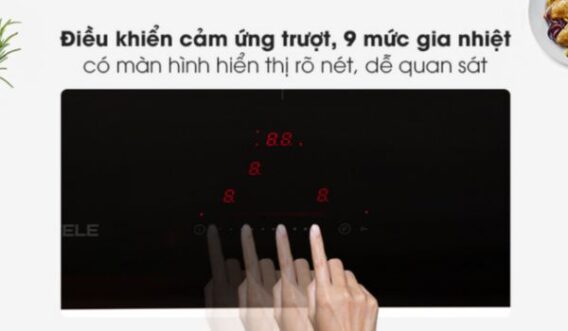 Hafele 536.01.905 sử dụng bảng điều khiển cảm ứng trượt