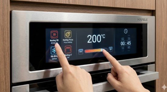 Bảng điều khiển Lò nướng Hafele cảm ứng hoàn toàn