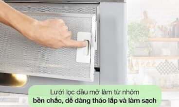 Lưới lọc nhôm đa lớp không ngại dầu mỡ, thân thiện với máy rửa bát