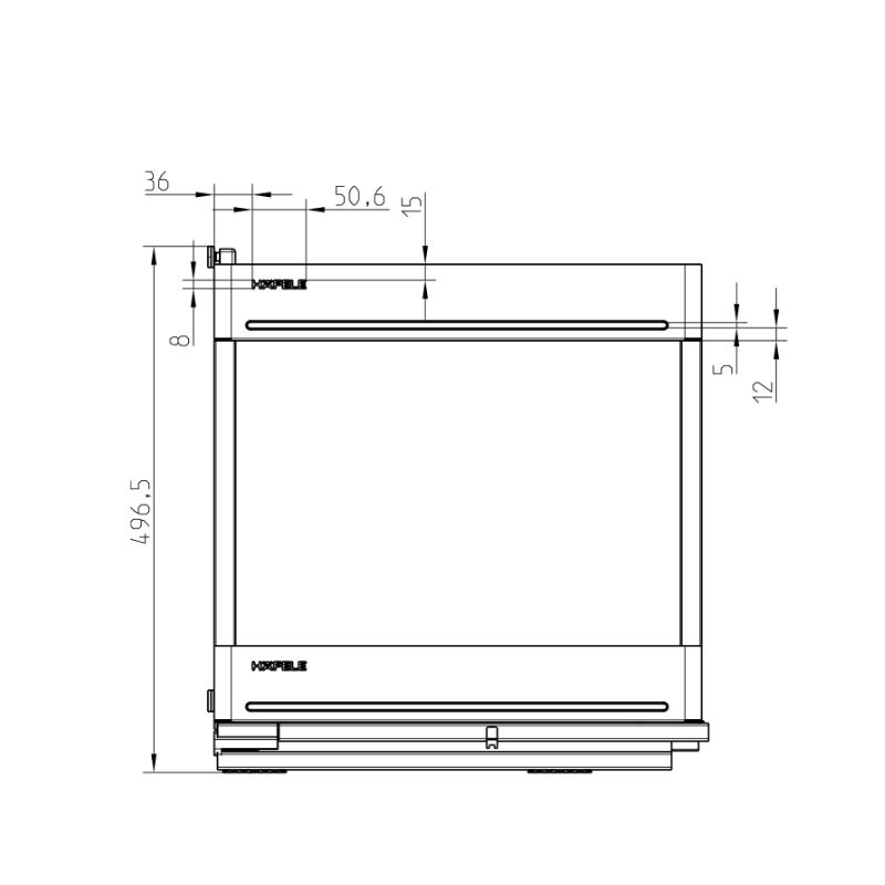 size Kệ đựng gia vị Hafele 545.14.323 size Kệ đựng gia vị Hafele 545.14.323