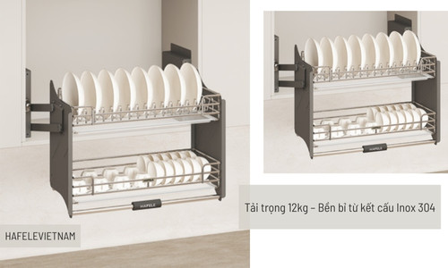 504.71.073 - Tải trọng 12kg – Bền bỉ từ kết cấu Inox 304
