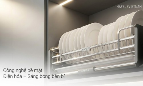 Giá bát nâng hạ Hafele Oria 504.71.076 800mm 6 504.71.076 - Công nghệ bề mặt Điện hóa – Sáng bóng bền bỉ