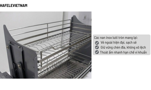 Giá bát nâng hạ Lento 900mm Hafele 504.76.013 6 504.76.013 Thiết kế lưới tròn sang trọng