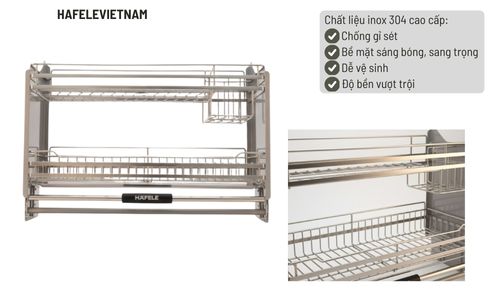504.76.142 Chất liệu inox 304 bền chắc - sang trọng, chịu tải tốt