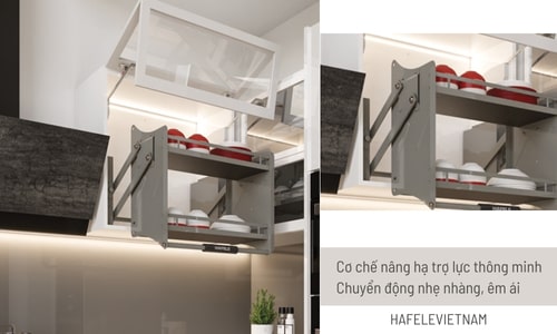 504.76.814 cơ chế nâng hạ thông minh kéo đẩy nhẹ nhàng