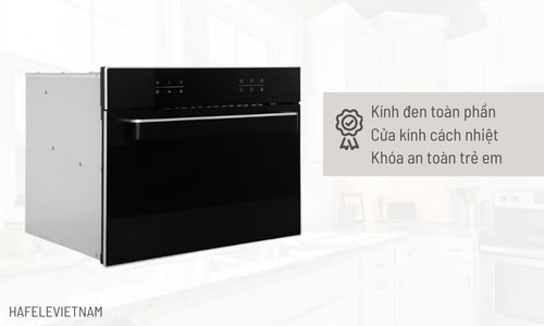 Lò vi sóng Hafele HO-KT45B 535.02.731 có nướng âm tủ 44 lít 19 535.02.731 vệ sinh dễ dàng và an toàn tuyệt đối