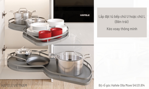 541.01.814 Tối ưu không gian góc tủ chữ L và chữ U