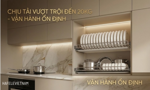 Giá bát cố định Hafele Oria 544.07.013 600mm 8 544.07.013 - Lắp đặt chắc chắn, chịu tải vượt trội