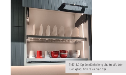 Bộ rổ bát đĩa Hafele Presto 544.40.014 900mm 9 544.40.014 thiết kế tối giản phù hợp với không gian bếp hiện đại