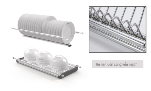 Bộ rổ bát đĩa Hafele Presto 544.40.031 700mm 8 544.40.031 nan uốn cong độc đáo