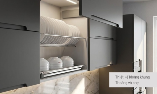 Bộ rổ bát đĩa Hafele Presto 544.40.031 700mm 10 544.40.031 thiết kế bộ rổ không khung