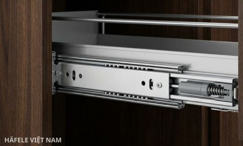 Giá gia vị Inox 304 Hafele Omero 547.10.065 400mm 8 547.10.065 - Ray trượt giảm chấn – duy trì trải nghiệm êm ái lâu dài