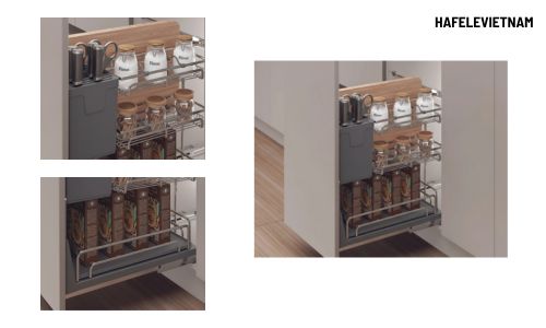 547.11.002 Lưu trữ đa năng với thiết kế nhiều tầng chứa