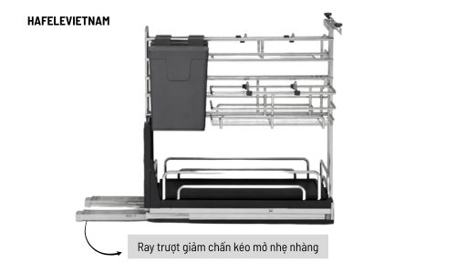 547.11.005 Ray trượt giảm chấn đóng mở nhẹ và ổn định