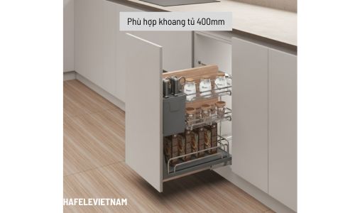 547.11.005 Sắp xếp gọn gàng cho khoang tủ 400mm