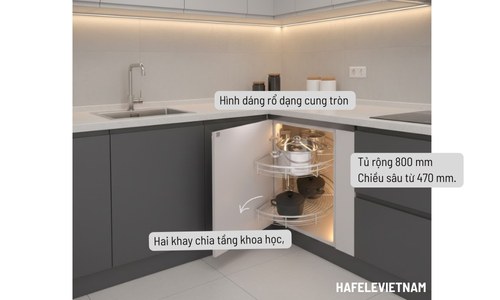 548.37.001 -Thiết kế rổ cung tròn ôm sát góc tủ