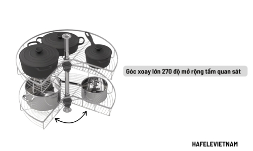 548.37.011 - Cơ chế xoay 270 độ