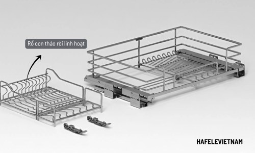 549.04.044 Thiết kế rổ đôi linh hoạt