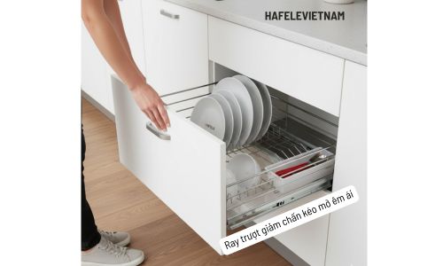 Giá bát đĩa Inox 304 Hafele Kason 549.04.047 900mm 7 549.04.047 - Ray trượt giảm chấn