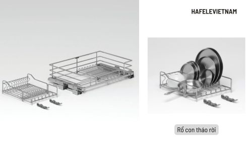 549.04.055 Rổ con tháo rời, sắp xếp khoa học