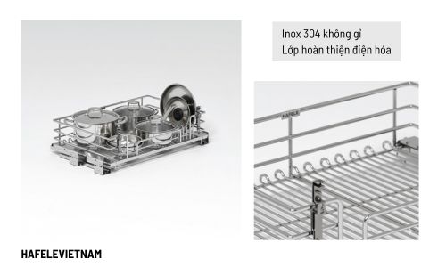 549.04.056 Chất liệu Inox 304 vững chắc và bền đẹp