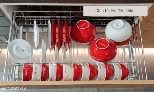 Giá bát đĩa Hafele 549.08.011 700mm 7 549.08.011 chịu tải lên đến 35kg