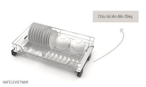 Giá bát đĩa Hafele 549.08.014 900mm 8 549.08.014 chịu tải lên đến 35kg