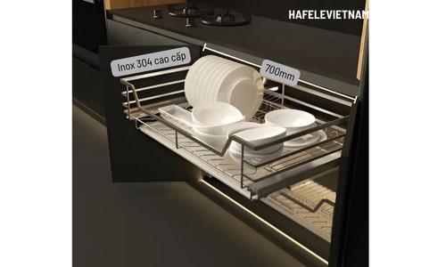 549.08.031 - Vật liệu inox 304 bền vững và phù hợp tủ 700mm