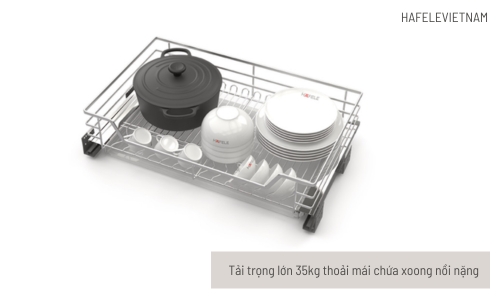 549.08.033 tải trọng 35kg thoải mái chứa xoong nồi nặng