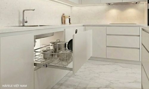 Bộ rổ xoong nồi Hafele Cappella 549.08.427 11 549.08.427 Lắp đặt linh hoạt, thông minh