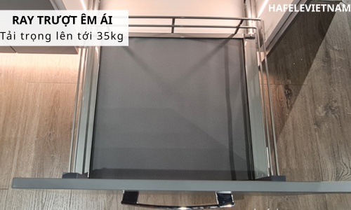 Bộ rổ xoong nồi Hafele Kason 549.08.865 700mm 9 549.08.865 ray trượt êm ái