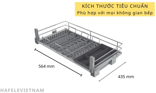 549.08.884 kích thước tiêu chuẩn, phù hợp với mọi không gian bếp