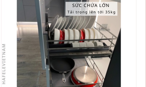 Giá bát đĩa Hafele Kason Flex 549.08.887 800mm 7 549.08.887 sức chứa lớn