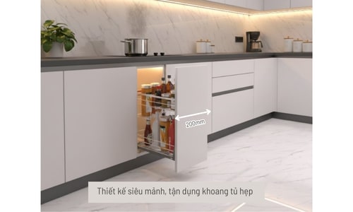 549.20.032 thiết kế siêu mảnh tận dụng khoang tủ hẹp