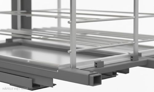 Bộ rổ dao thớt, chai lọ Hafele Sonata 549.20.415 7 549.20.415 Chất liệu inox 304 sơn phủ Nano bền bỉ, dễ vệ sinh